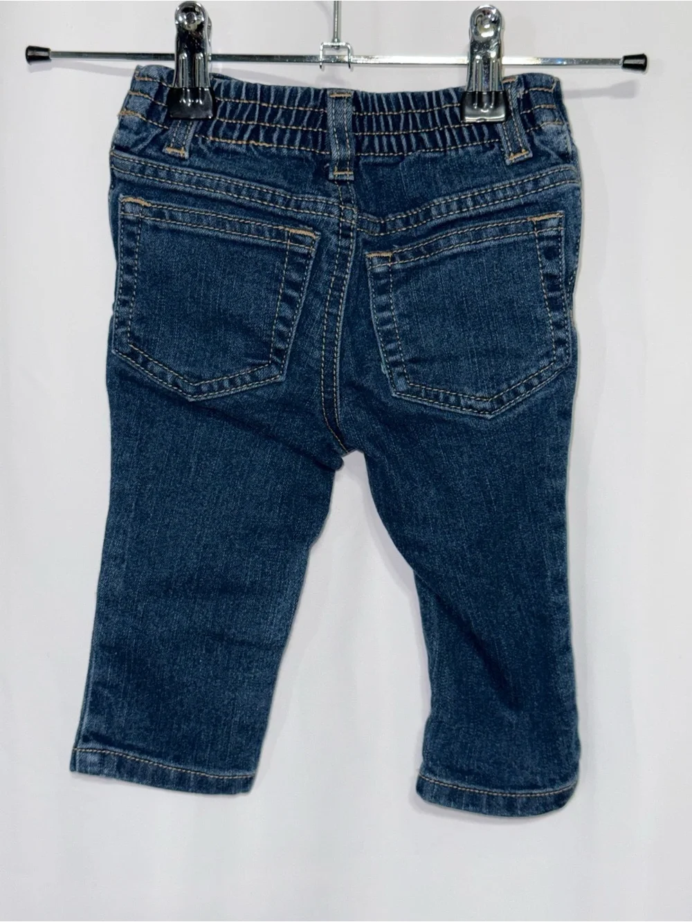 Disney Baby 6/12M Mickey Mouse Baby Boy’s 2-Piece Ribbed Bodysuit & Jeans Set